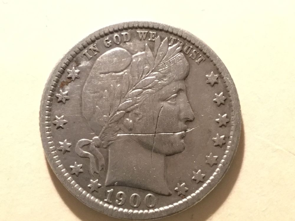 Thoughts-On-Grade/Value---Damaged-1900-O-Quarter